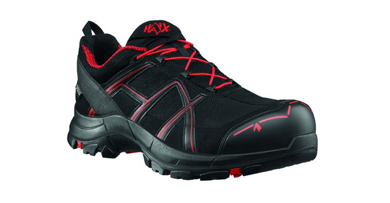 Sicherheits-Halbschuh Black Eagle® 40.1 black-red Low S3 ESD Gr.38 (UK 5)