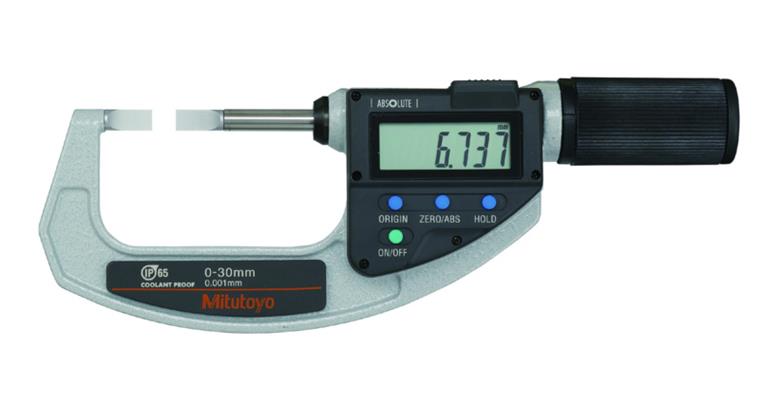 Bügelmessschraube mit schmalen Messflächen 0-30 mm Typ A Quickmike
