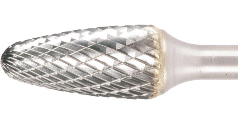 ATORN Hartmetall-Frässtift 6 mm RBF 1225.06 Z6 HM Zahnung 6