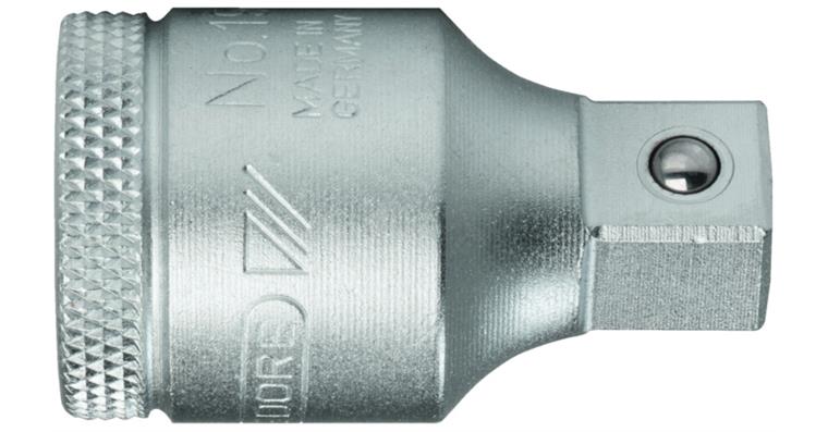 Adapter 1/2 inch drive to 3/8 inch output CV steel