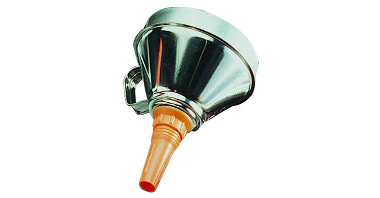 1077319101 Funnel tinplate with overflow edge removable screen dia. 160 mm