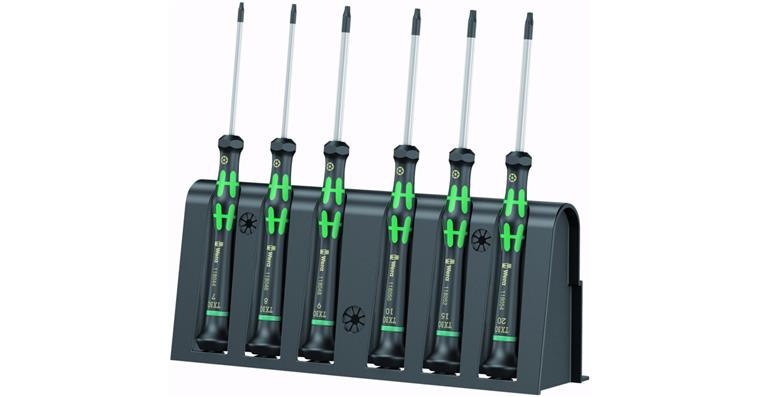 1063078103 Elektronik-Schraubendreher-Satz 6teilig TORX® TX 7 / 8 / 9 / 10 / 15 / 20
