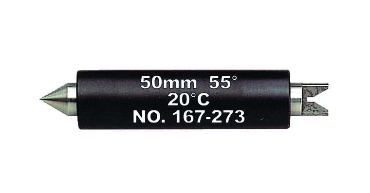 Thread setting gauge, metric/Whitworth, 55° 50 mm