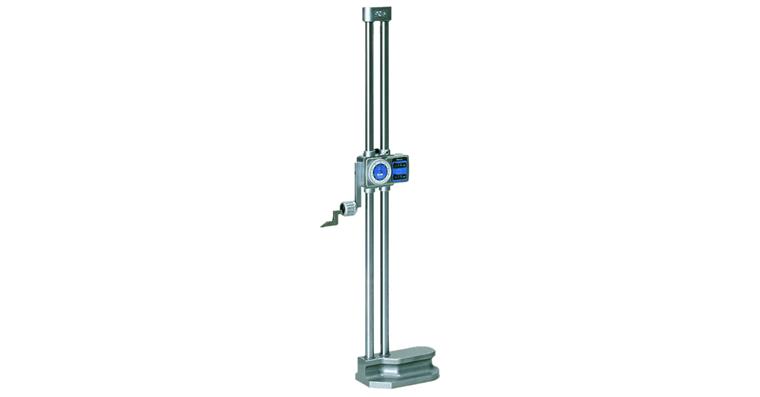 Height measuring device 0-1,000 mm with dial gauge and double counter