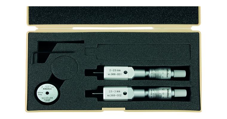2-Punkt Innenmessschraubensatz 2-3 mm 3 teilig