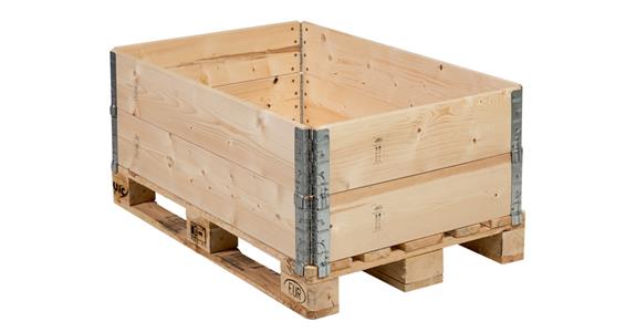Holzaufsetzrahmen faltbar 1200x800x200mm für EU-Paletten