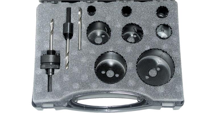 1040240203 ATORN HSS bi-metal hole saw set, 11 pieces, 16-67 mm diameter
