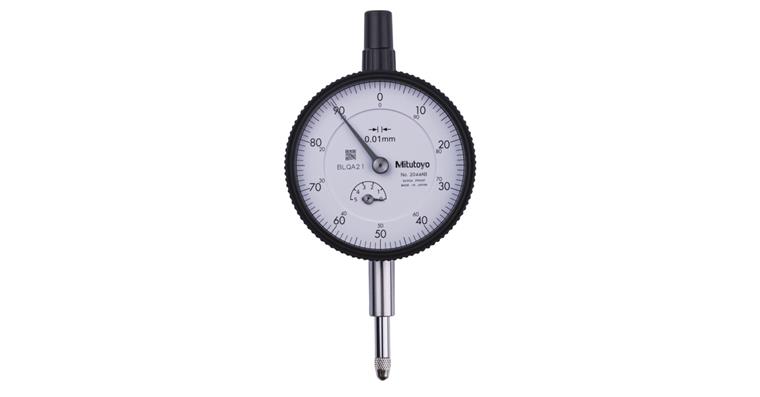 Messuhr metrisch 5 mm, 0,01mm, mit Öse und Stoßschutz
