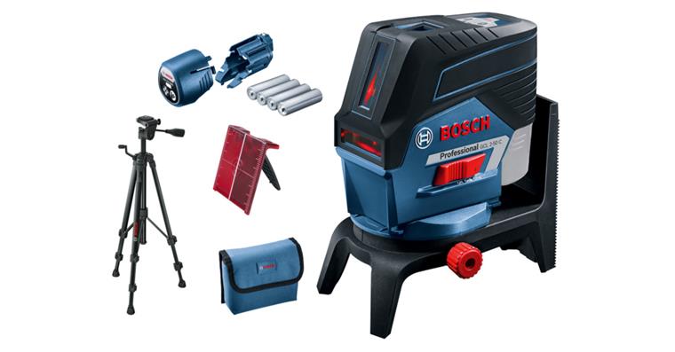BOSCH combi laser GCL 2-50 C, working range 10 m, laser class 2, IP54