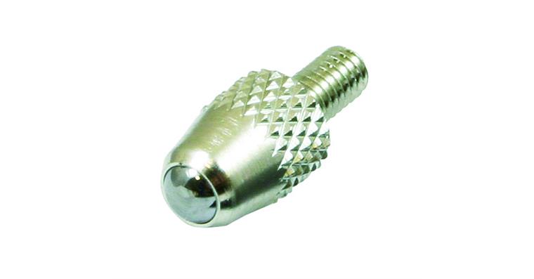 Kugelmesseinsatz für Messuhren, M2,5x0,45, Ø3x8,3 mm, Hartmetall