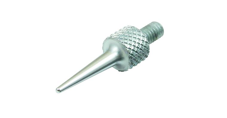 Nadelmesseinsatz für Messuhren, M2,5x0,45, SR0,4 x 15 mm, Stahl