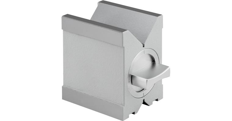 ATORN magnetic double vee block 80 mm in wooden case