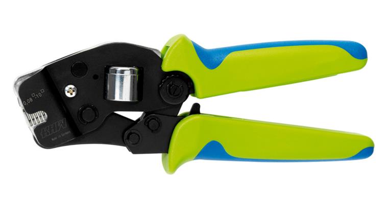 Wire end ferrule pliers front crimping for wire end ferrules up to 10 mm2