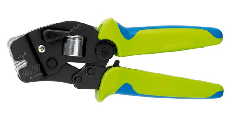 Wire end ferrule pliers front crimping for wire end ferrules up to 16 mm2