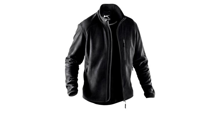 Fleece-Jacke Weather schwarz Gr. M