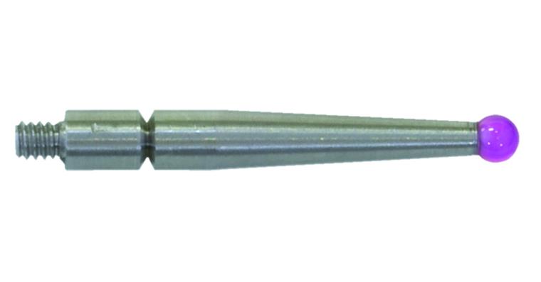 Tastspitze für Fühlhebelmessgerät Rubin Ø 2 mm x 18,7 mm