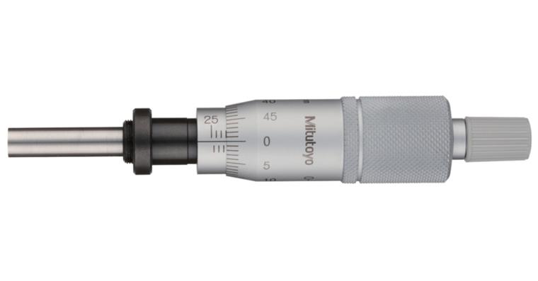Einbaumessschraube 0-25mm flach mit Klemmmutter und Umkehrskale