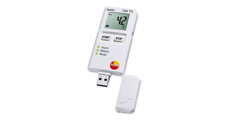 Datenlogger Temperatur für Transportüberwachung testo 184 T3