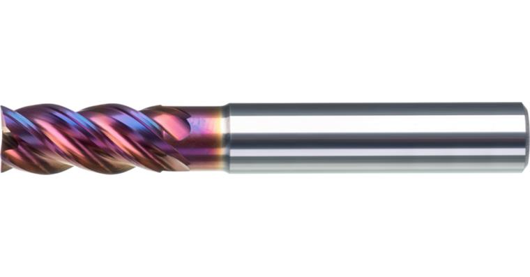 ATORN HPC Schaftfräser KR 10x22x30x72 mm Z=4 HA r=0,2 RockTec PRO