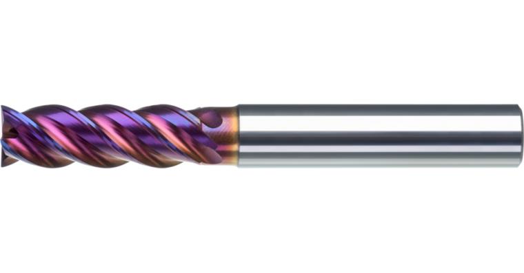 ATORN HPC Schaftfräser lang KR 6x18x23x62 mm Z=4 HA r=0,1 RockTec PRO