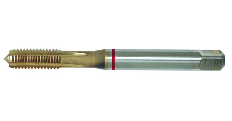 Durchgangs-Gewindebohrer M DIN 371 Form C 2xD HSS-E-TiN für Grauguss M8