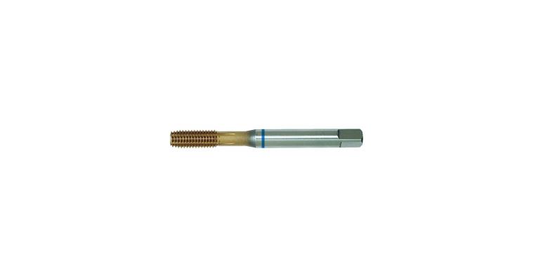 Machine thread former M DIN 371 shape C 2xD HSS-E-TiN w. lubrication grooves M3