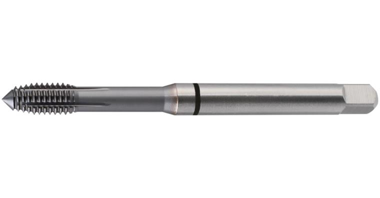 Maschinen-Gewindeformer M DIN 371 Form C 2xD HSS-E-PM-TiCN mit Ölnuten M 3