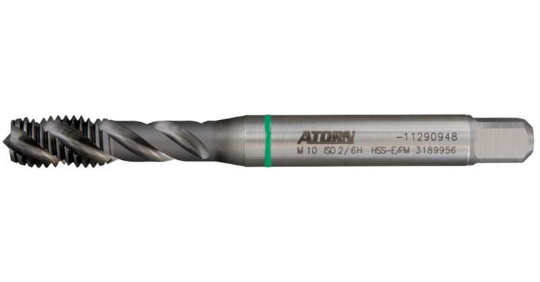 Gewindebohrer 45 Grad für Alu-Bearbeitung 2,5xD HSS-E/PM-CrN DIN 376 M 16