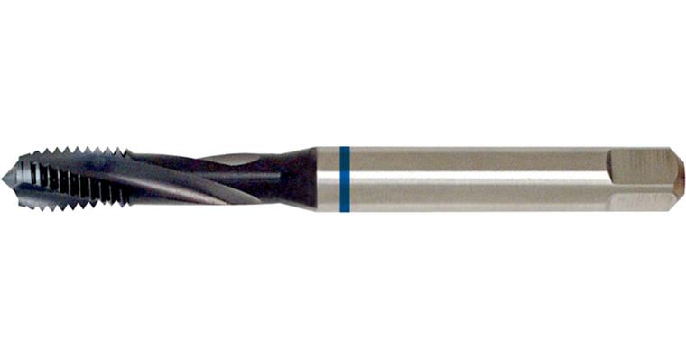 Blind hole screw tap M DIN 371 15° shape C 2xD HSS-E-TiCN M6