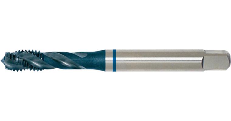 Blind hole screw tap M DIN 371 40° shape C 2.5xD HSS-E-TiCN M8