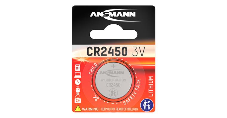 1039904303 Lithium Knopfzelle CR2450 Pack = 1 Stück
