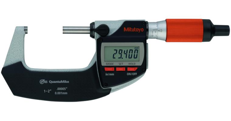 1031016912 Digitale Bügelmessschraube Messbereich 1-2 Zoll QuantuMike IP65 Datenausgang