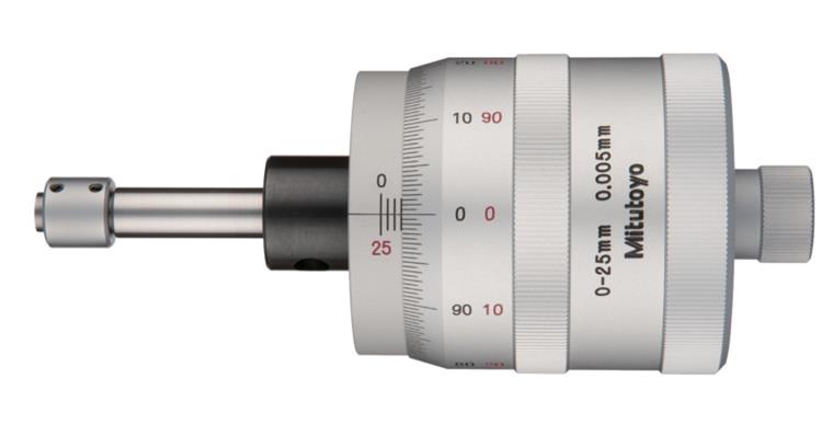 Einbaumessschraube 0-25mm flach ohne Klemmmutter