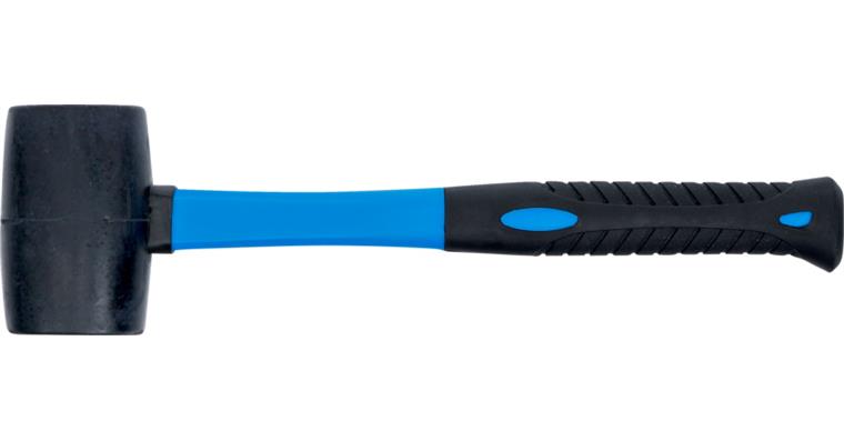 Gummihammer Ø 70 mm 900g schwarzer Kopf