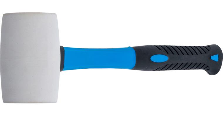 Gummihammer Ø 48 mm 250g weißer Kopf rückstandsfrei