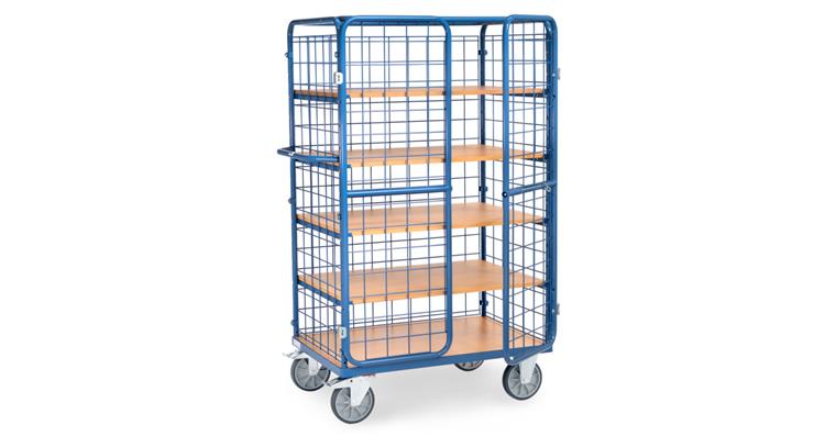 Etagenwagen mit Flügeltüren 5 Etagen 1800 mm hoch Ladefläche 1200 x 800 mm