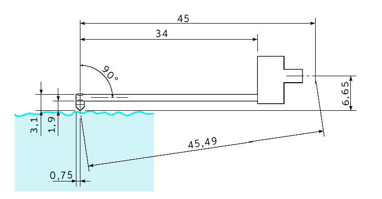 Tastarm für W40 TS1 KE5/90D T1.9 D4/30