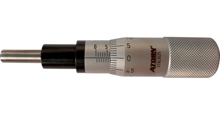 ATORN Einbaumessschraube Messbereich 0-5 mm