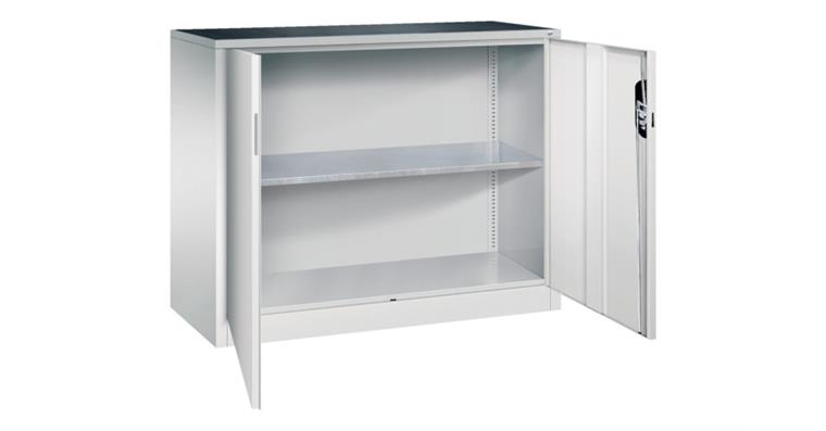 1085121606 Hinged door tool cabinet HxWxD 1000x1200x500 mm 1 shelf RAL 7035