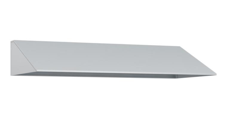 Schrägdachaufsatz 220x1200x500mm RAL 7035