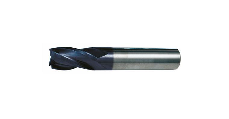 VHM-Bohrnutenfräser kurz TiAlN-beschichtet 30° Z4 HA-Schaft 10 mm