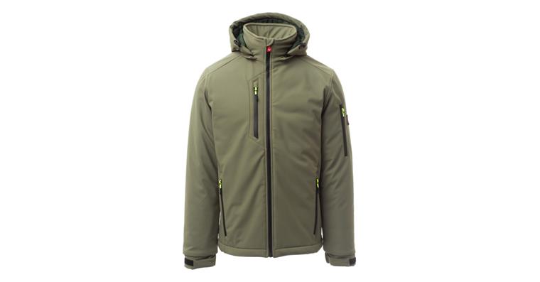 Winter-Softshell-Jacke Creek Pad khaki Gr.L