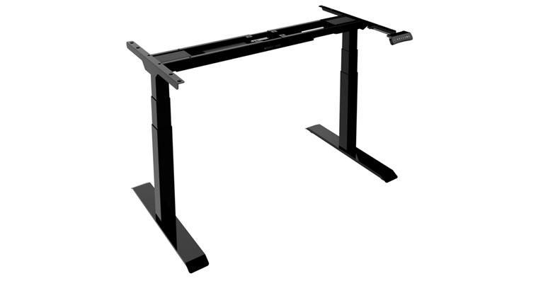Tischgestell FLEX MODUL (ohne Platte) Höhe 580-1230 mm Schwarz