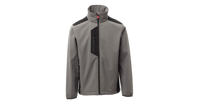 Softshell-Jacke Galway grau/schwarz Gr.M