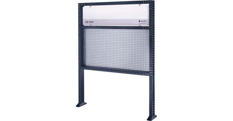 Arbeitsinsel ABI 2025 H 2500 x B 1940 x T 140 mm RAL 7021/7035