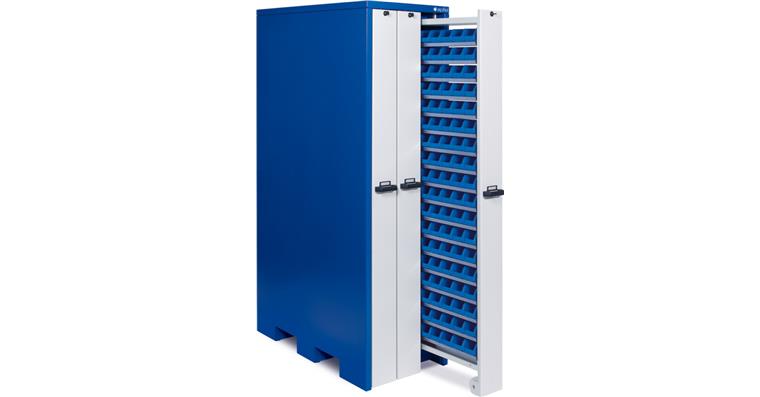 1085340101 Werkzeugschrank für Kleinteilelagerung 3 Vertikalauszüge 660x1300x2140mm 5010