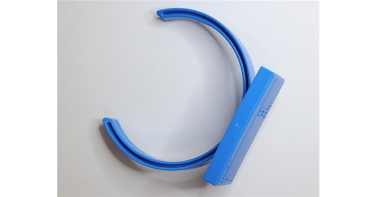 EASYTAG Datenhalter Zoller BT50 blau mit Standartschild