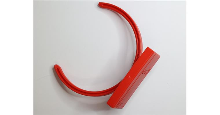 EASYTAG Datenhalter Zoller BT50 rot mit Standartschild