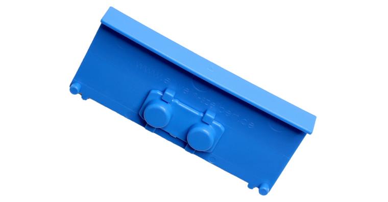 EASYTAG Datenhalter Zoller Universal magnetisch blau mit Standartschild
