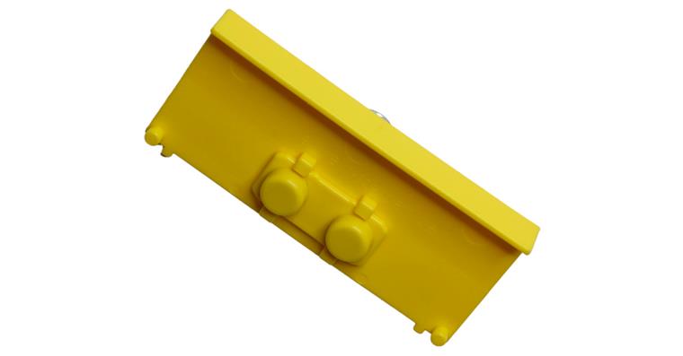 EASYTAG Datenhalter Zoller Universal magnetisch gelb mit Standartschild